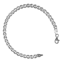 Load image into Gallery viewer, 925 Sterling Silver Link Bracelet with Lobster Clasp (925BRAC020)
