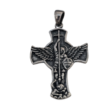 Load image into Gallery viewer, 925 Sterling Silver Pendant St Michael (925P073)
