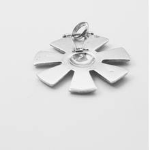 Load image into Gallery viewer, Sun with Runes 925 Silver Pendant (925P039)
