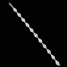 Load image into Gallery viewer, Hamsa with Evil eye 925 Silver bracelet (925BRAC001)
