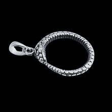Load image into Gallery viewer, 925 Sterling Silver Pendant Snake - Ouroboros (925P045)
