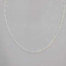 Load image into Gallery viewer, 925 Sterling Silver Chain Rectangular-Oval Links 55cm (925C001)
