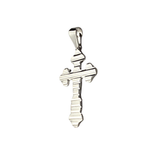 Load image into Gallery viewer, 925 Sterling Silver 3D Cross Pendant 4.2 cm × 2.5 cm (925P097)
