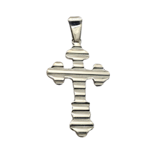 Load image into Gallery viewer, 925 Sterling Silver 3D Cross Pendant 4.2 cm × 2.5 cm (925P097)
