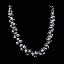 Load image into Gallery viewer, Triple Skull Necklace Stainless Steel Chain Heavy Duty (SSC014)
