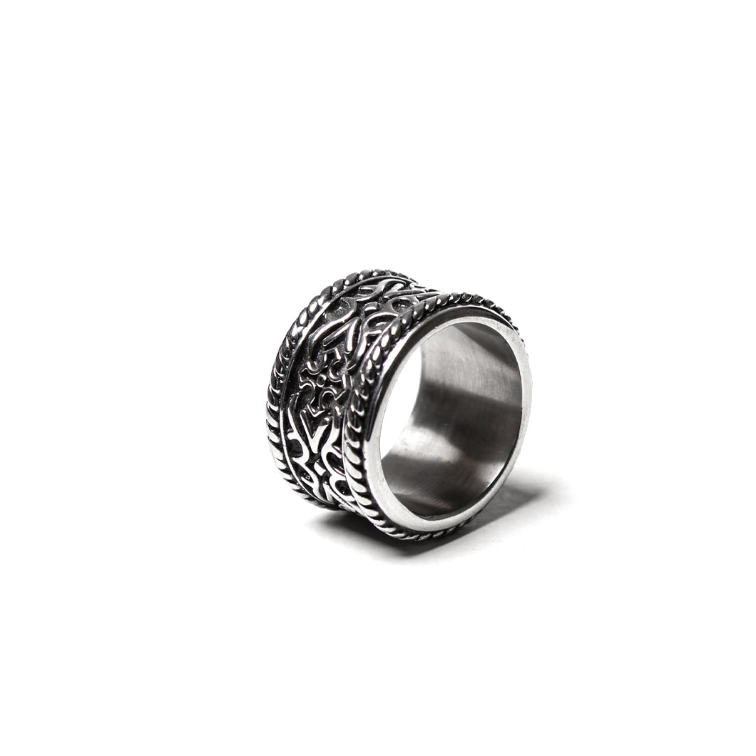 Ancestral design thick Stainless Steel Ring ( SSR001)