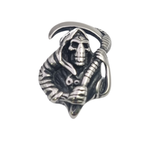 Load image into Gallery viewer, Grim Reaper Stainless Steel Pendant (SSP013)
