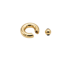 Load image into Gallery viewer, Full Closure Bar 8mm 316L Grade Surgical Steel - Golden colour ( BPPAFCB801 )

