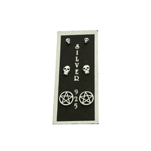 Load image into Gallery viewer, Set of 3 Pairs 925 Sterling Silver Stud Earrings Small Skull 4.5 mm Big Skull 7.3 mm Pentacle 9.7 mm (925STUDSSET006)
