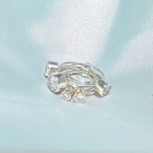 Load image into Gallery viewer, 925 Sterling Silver Ring with CZ Set of 5 (925RING050)
