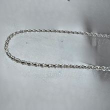 Load image into Gallery viewer, 925 Sterling Silver Necklace with 2.8mm Crystal Beads (925C023)
