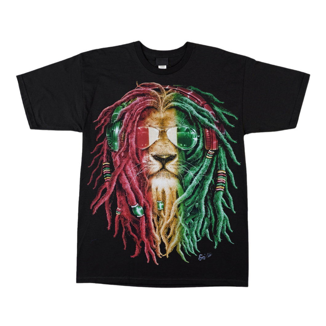 Rasta Lion Short Sleeve  T-shirt (TS0064)