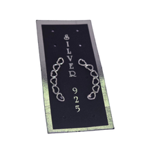 Load image into Gallery viewer, 925 Sterling Silver Heart Link Earrings (925ER048)
