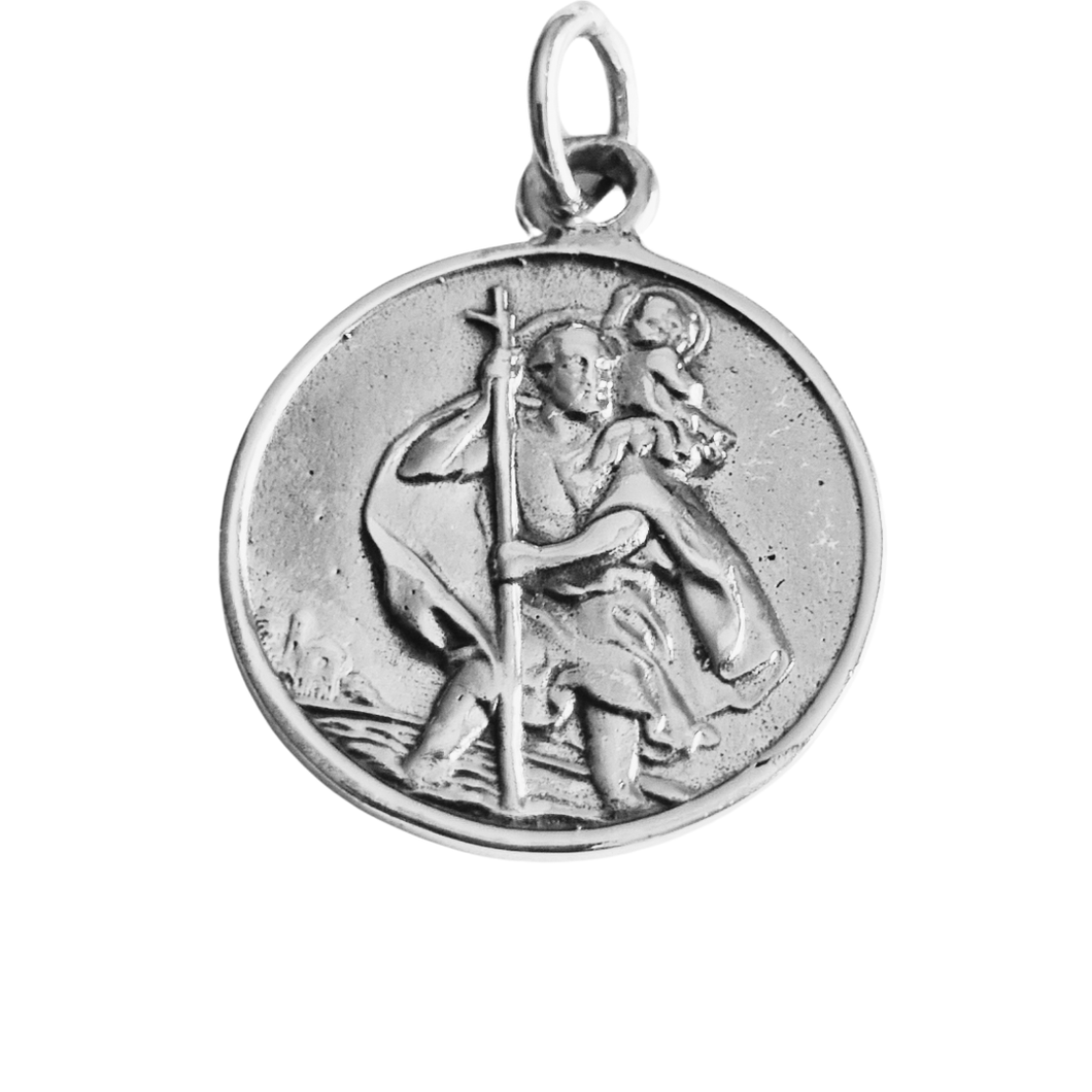 St. Christopher 925 Silver Pendant (925P001)