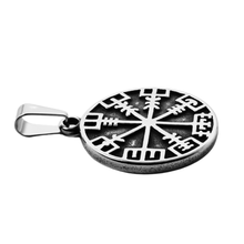 Load image into Gallery viewer, Vegvisir /Viking Compass/Stainless Steel Pendant (SSP0035)
