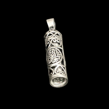 Load image into Gallery viewer, 925 Sterling Silver Pendant Prayer Container with Prayer (925P082)
