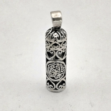 Load image into Gallery viewer, 925 Sterling Silver Pendant Prayer Container with Prayer (925P082)
