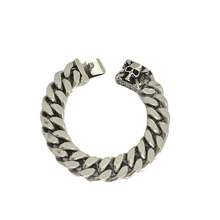 Load image into Gallery viewer, High-Grade Stainless Steel Tribal Mask Clasp Bracelet - Bold &amp; Striking (SSBRAC045)
