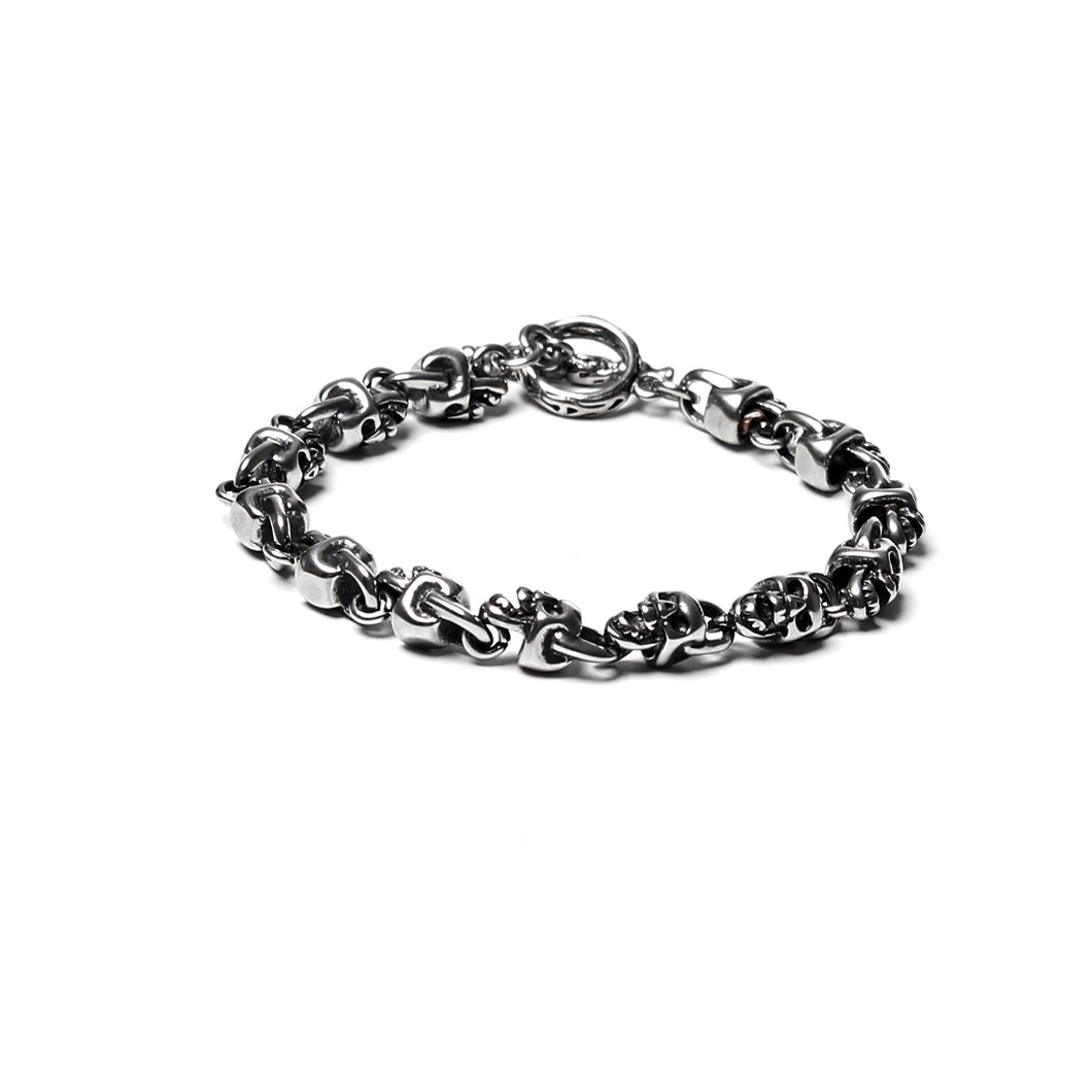 Skull Stainless Steel Bracelet Ladies design (SSBRAC011)