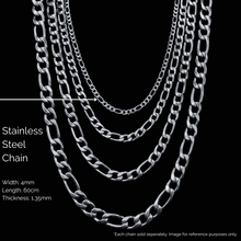 Load image into Gallery viewer, Stainless Steel Chain  -  Curb Chain (SSC007) Figaro Link
