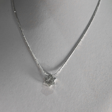 Load image into Gallery viewer, 925 Sterling Silver Star of David Pendant and 40cm Chain Necklace Set (925SETPC051)
