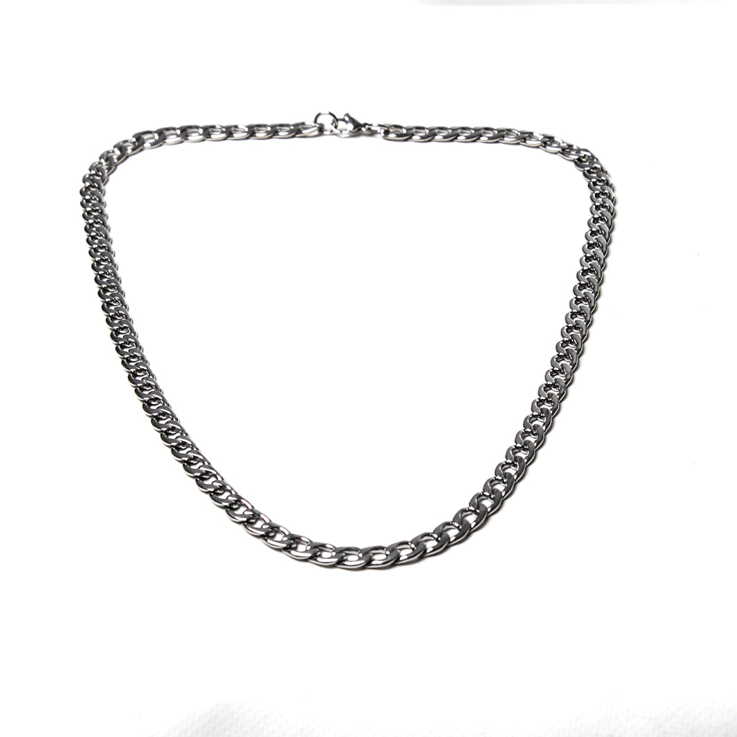 Stainless Steel Chain  -  Thick Curb Chain (SSC006) Cuban Link