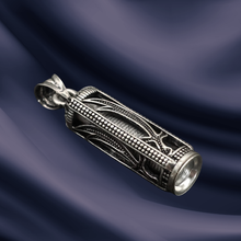 Load image into Gallery viewer, 925 Sterling Silver Pendant Prayer Container with Prayer inside (925P084)
