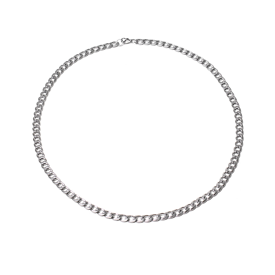 Stainless Steel Chain  -  Thick Curb Chain (SSC011) Cuban Link
