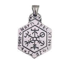 Load image into Gallery viewer, Vegvisir /Viking Compass/Stainless Steel Pendant (SSP003)
