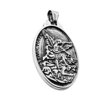 Load image into Gallery viewer, St. Michael Stainless Steel Pendant (SSP037)
