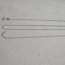 Load image into Gallery viewer, Extra long 80cm Woman, Girls Sterling Silver 925 Chain (925C027)
