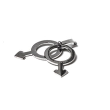Load image into Gallery viewer, Male and Male joined together symbol, LGBT pendant, pride pendant, same sex couple symbol Stainless Steel Pendant (SSP026)
