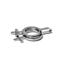 Load image into Gallery viewer, Female and Female joined together symbol, LGBT pendant, pride pendant, same sex couple symbol Stainless Steel Pendant (SSP025)

