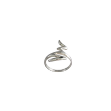 Load image into Gallery viewer, 925 Sterling Silver Ladies Ring Size P - Modern Sculptural Design ( 925RING058 )
