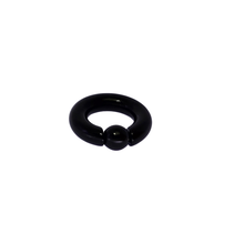 Load image into Gallery viewer, Full Closure Bar 6mm 316L Grade Surgical Steel - Black colour (BPPAFCB602)
