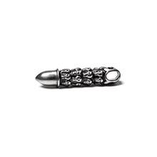Load image into Gallery viewer, Skeleton Skull Amulet Bullet Totem Pole Stainless Steel Pendant (SSP020)
