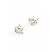 Load image into Gallery viewer, 925 Sterling Silver Butterfly Earrings - Hook Style | Air-Cut Design (925ER017)
