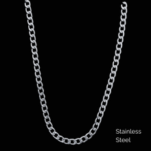 Load image into Gallery viewer, Stainless Steel Chain  -  Curb Chain (SSC010) Cuban Link
